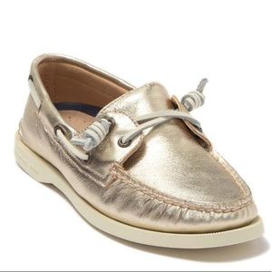 Sperry Authentic Metallic Leather Boat Shoe